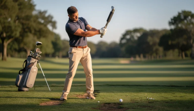 entrainement swing au golf
